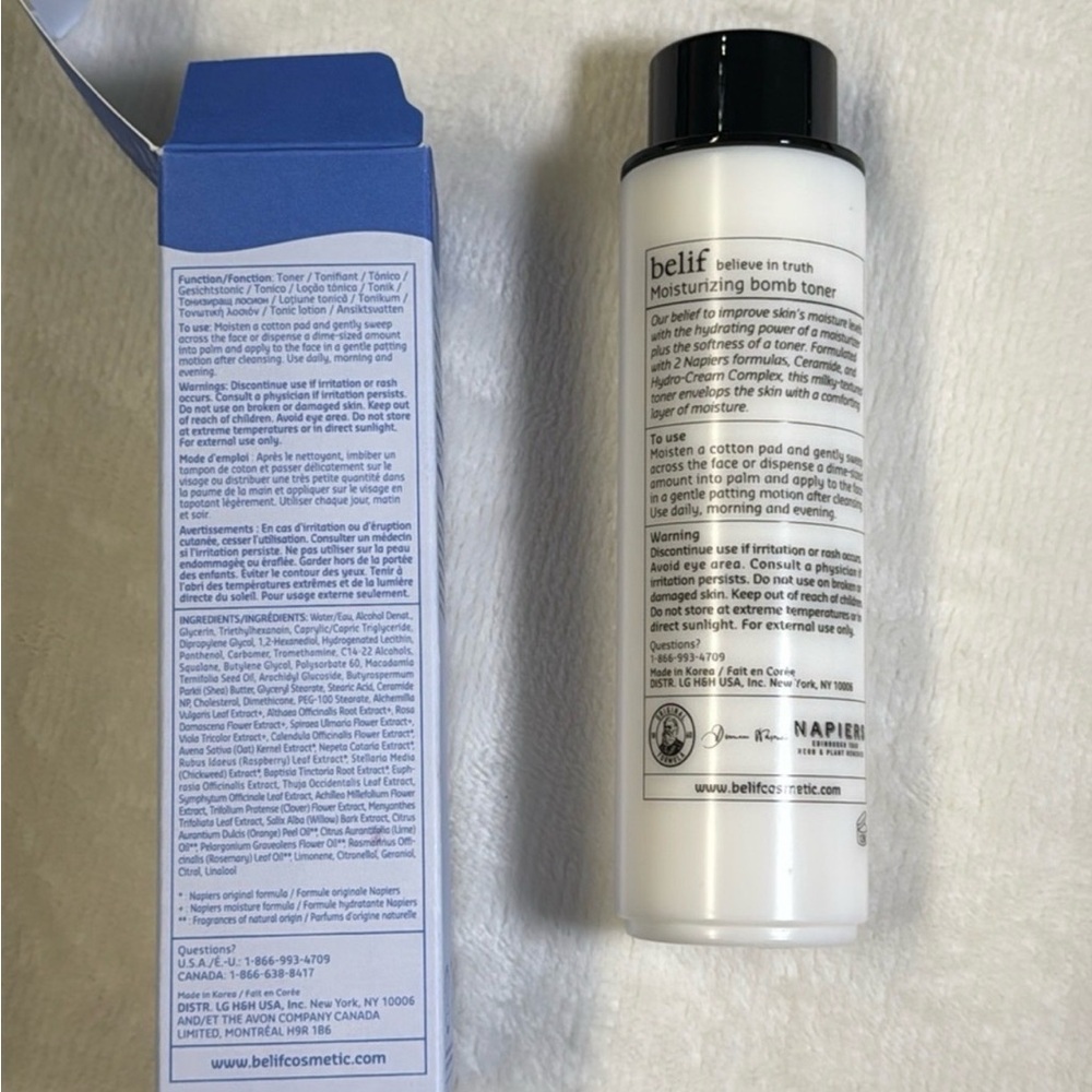 Belif Moisturizing Bomb Toner 200ml/6.7oz NEW - Picture 5 of 7